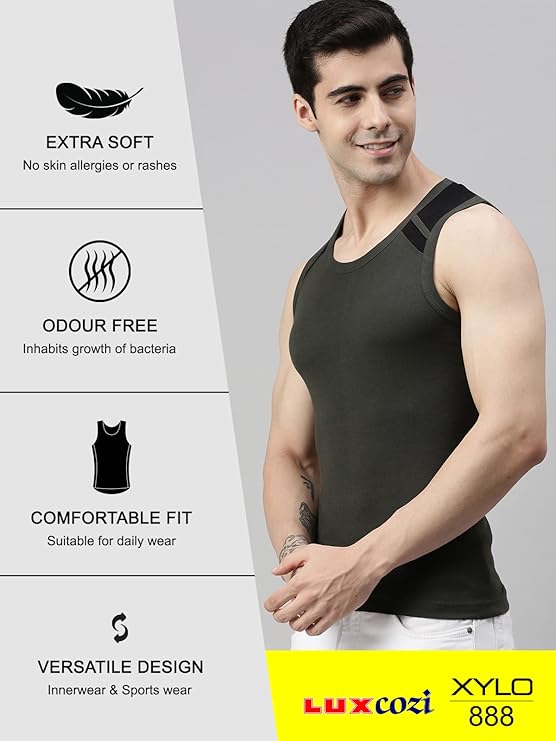 Lux Cozi Men's Gym Vest
