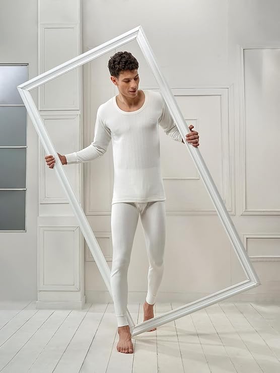 Lux Inferno Men's Thermal Set (White)