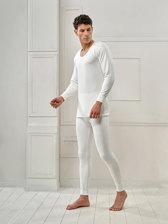 Lux Inferno Men's Thermal Set (White)
