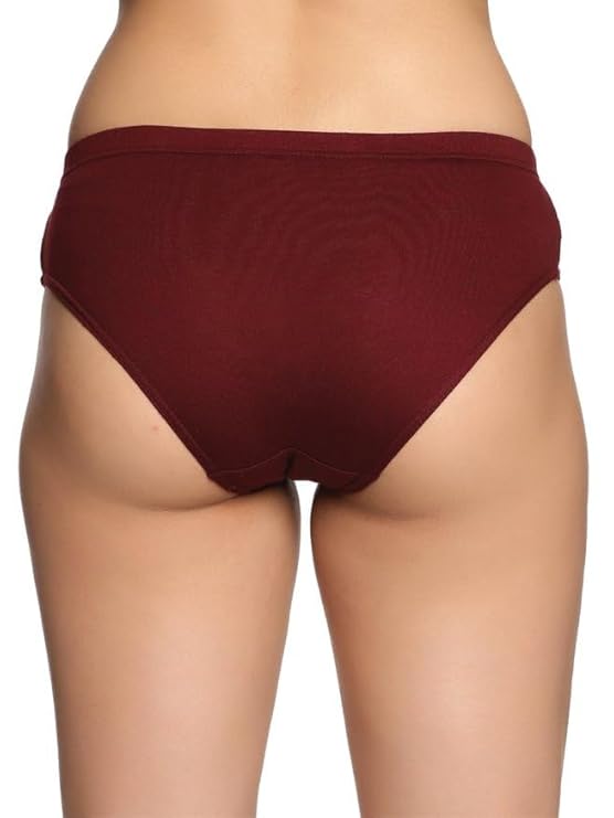 Lux Karishma Women's 100% Pure Cotton Panty - Soft, Comfortable & Skin-Friendly | Lux Panty for Everyday Comfort (Pack of 4) (Color & Print May Vary)