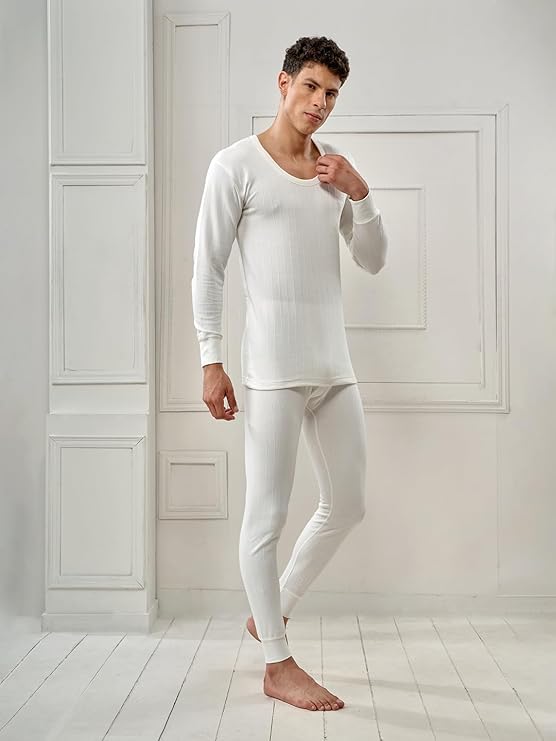 Lux Inferno Men's Thermal Set (White)