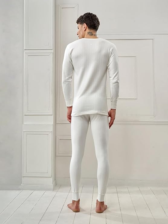 Lux Inferno Men's Thermal Set (White)