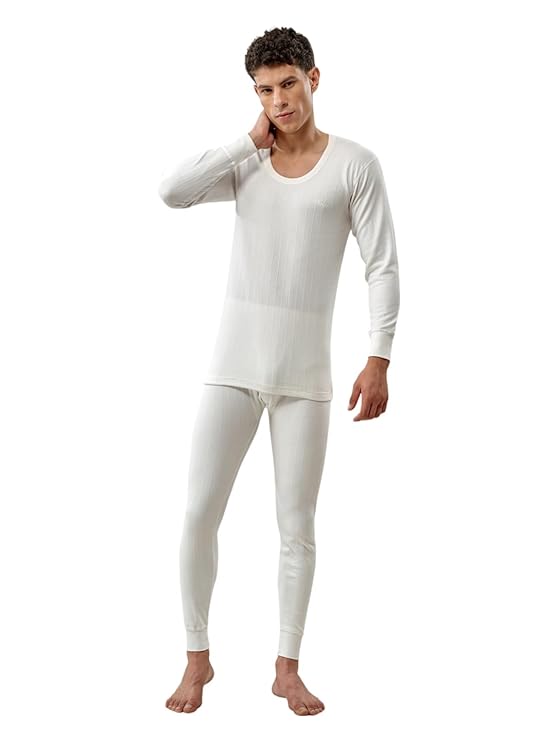 Lux Inferno Men's Thermal Set (White)