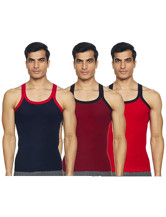 Lux Cozi Men's Gym Vest | Pack of 3