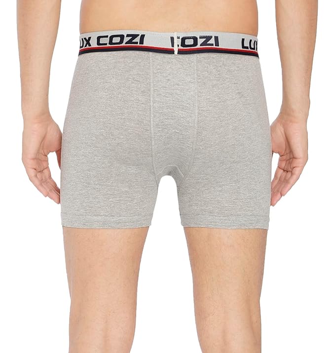 Lux Cozi Men's Long Underwear | 100% Pure Cotton Innerwear | Soft, Breathable & Warm Base Layer | Solid Soft Cotton Trunk for Men
